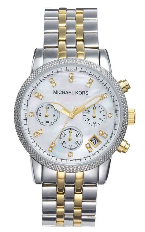 montre michael kors mk5057 fonctionnement|MK5057 Michael Kors Ladies Two Tone Chronograph Watch.